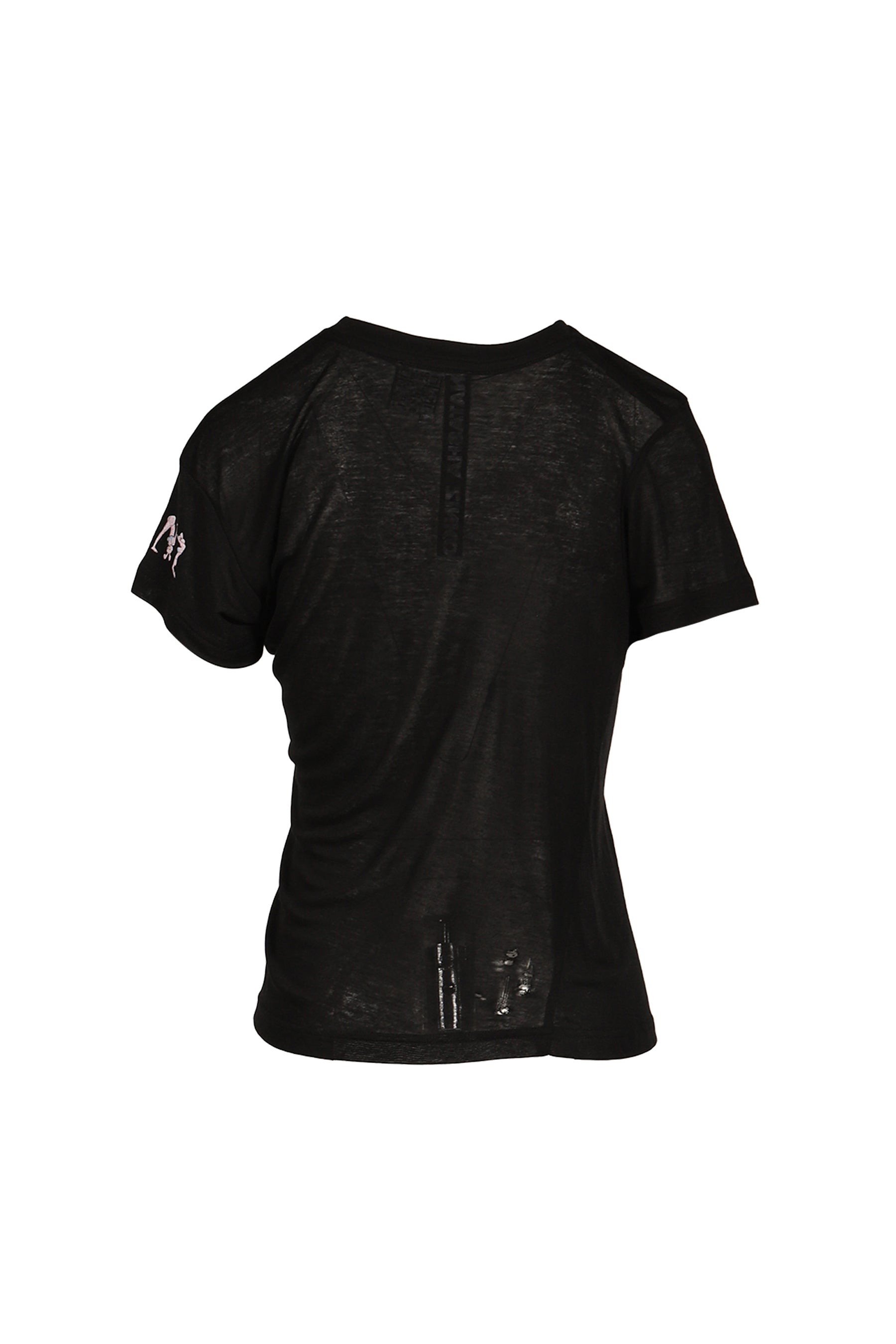 WE MUST BE CAUTIOUS T-SHIRT / BLK