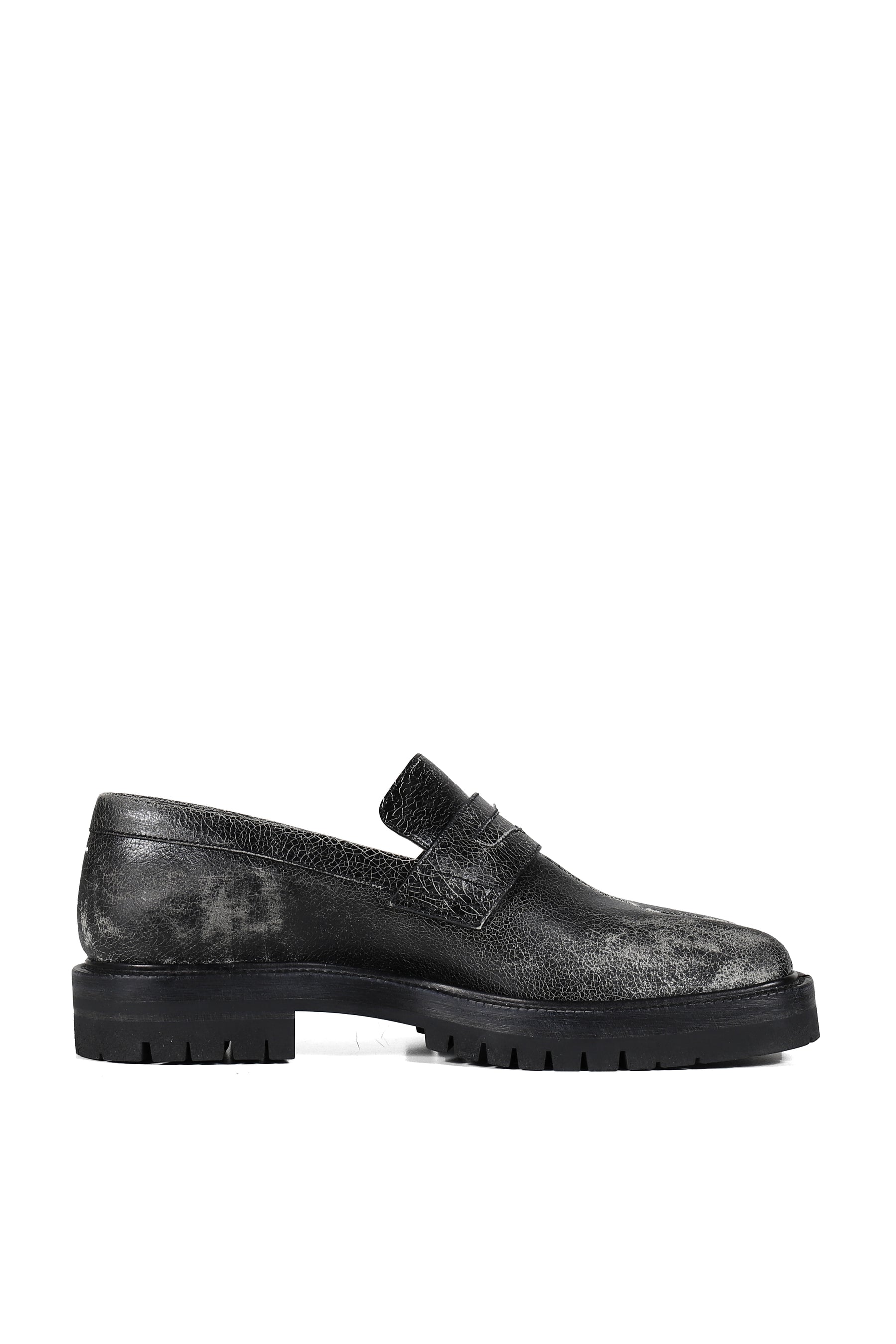 TABI COUNTY LOAFER / BLACK WHT 
