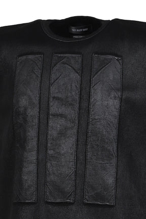 WAXED LOCUST TANK TOP / BLK