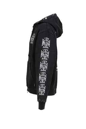 MOTO COUTURE  HOODIE (EXCLUSIVE) / BLK