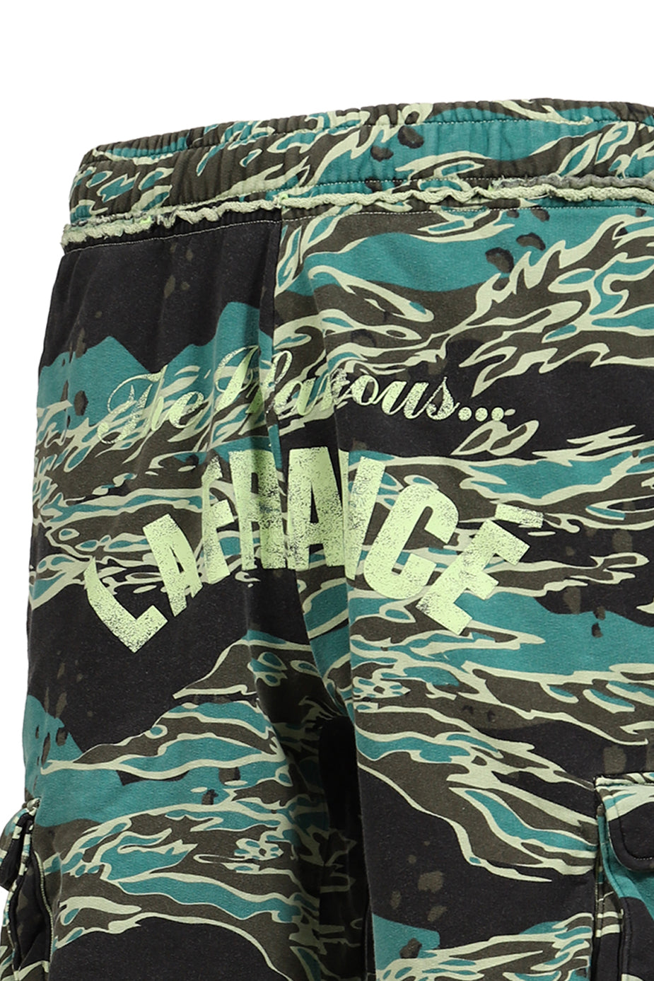 LA FRANC_ SUPPLY TERRY SHORTS / GRN TERRAIN