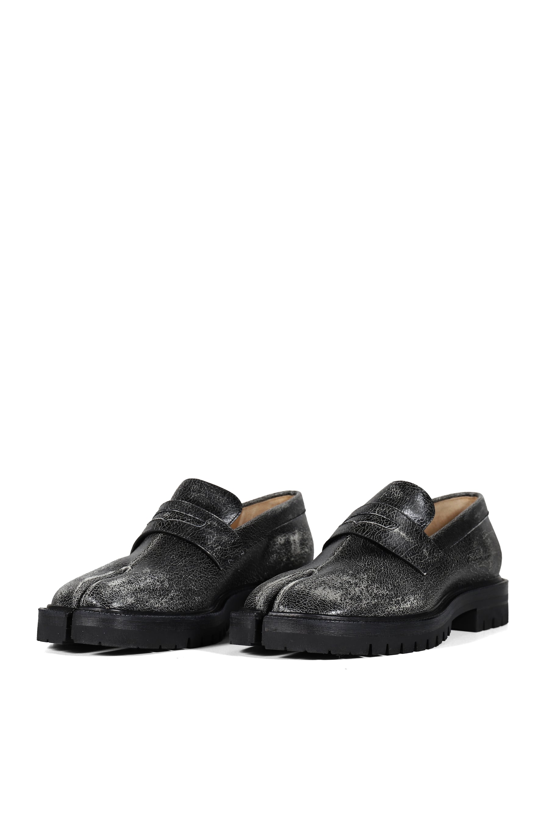 TABI COUNTY LOAFER / BLACK WHT 