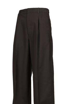 SINGLE PLEAT TAILORED PANTS / MOSS