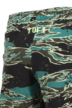 LA FRANC_ SUPPLY TERRY SHORTS / GRN TERRAIN