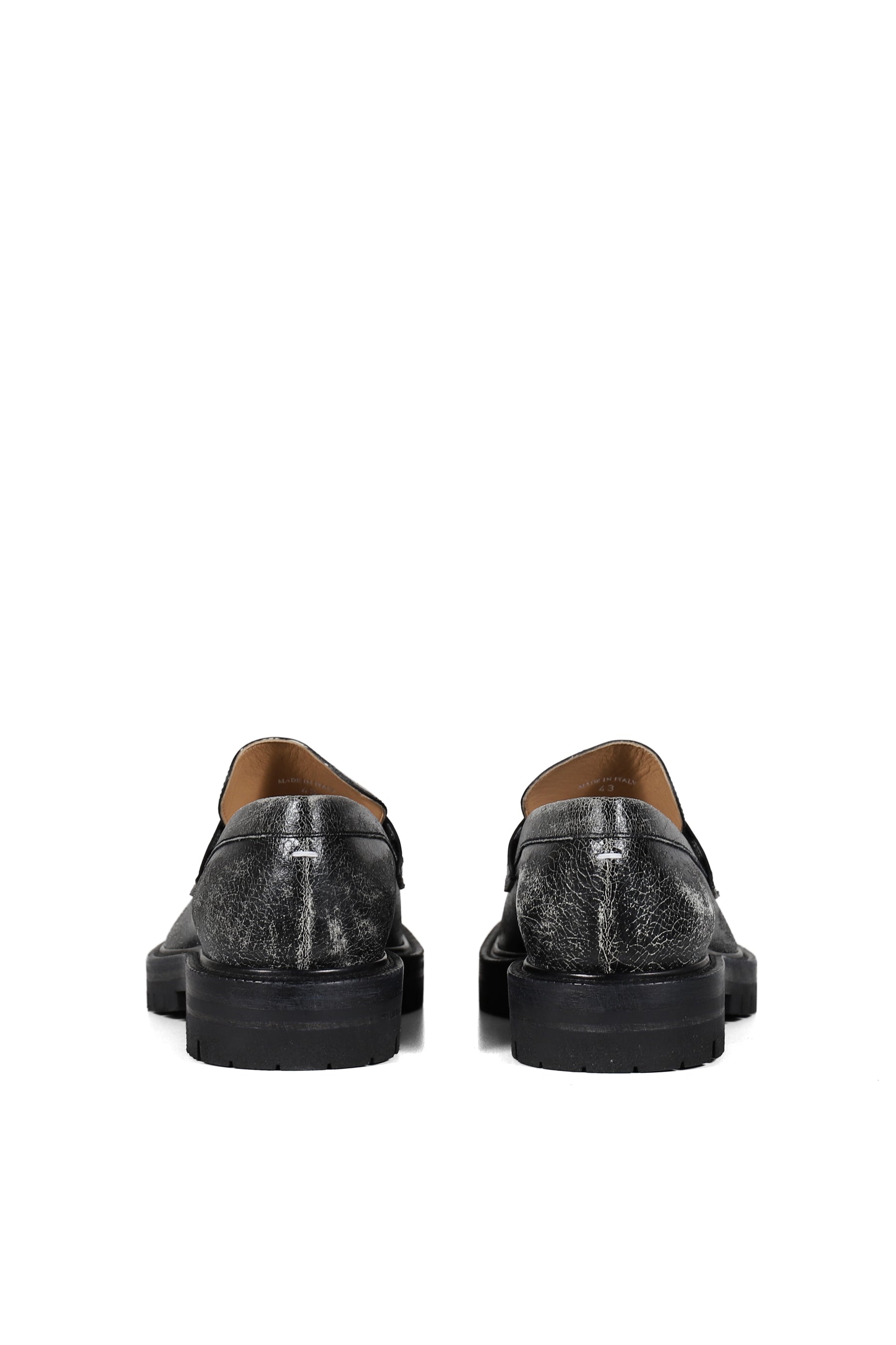 TABI COUNTY LOAFER / BLACK WHT 