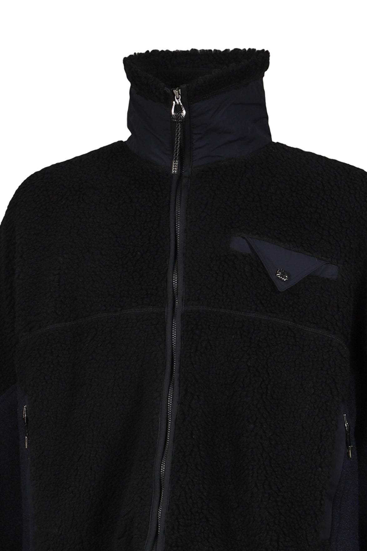 WOOL JERSEY BLOUSON / BLACK