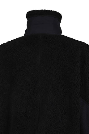 WOOL JERSEY BLOUSON / BLACK