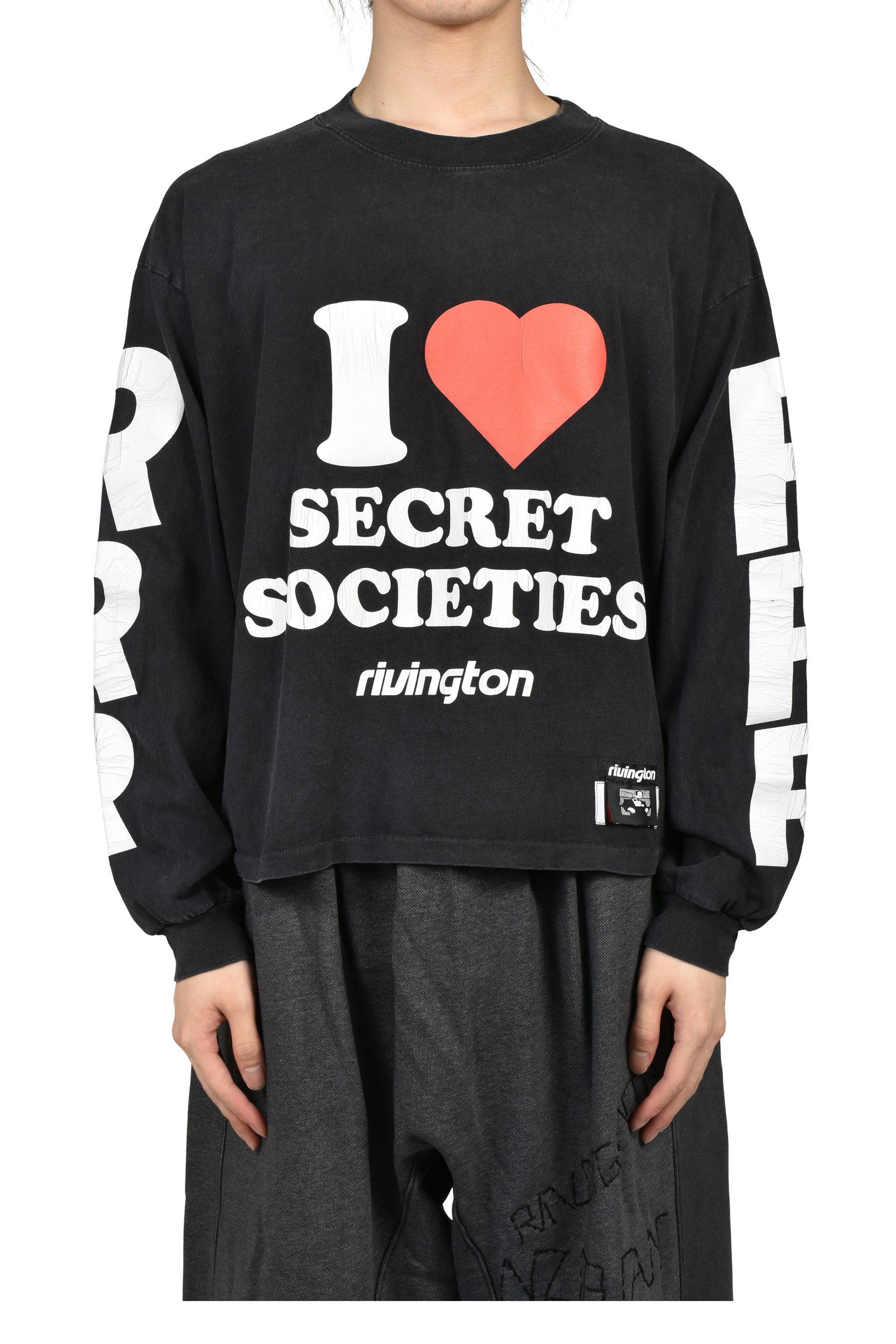SECRET SOCIETIES GARDEN LS TEE / BLACK