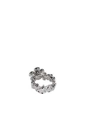 SPIN FLOWER GARDEN RING / SIL 