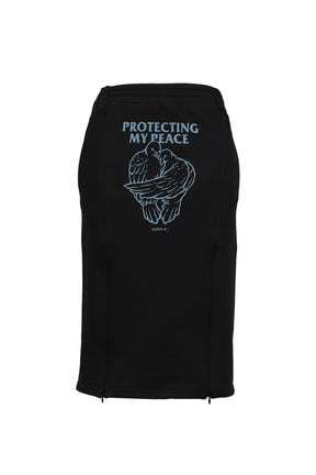 HOME OFFICE SKIRT / BLK