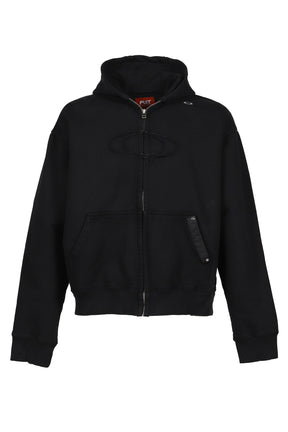 PADDED HOODIE / BLK