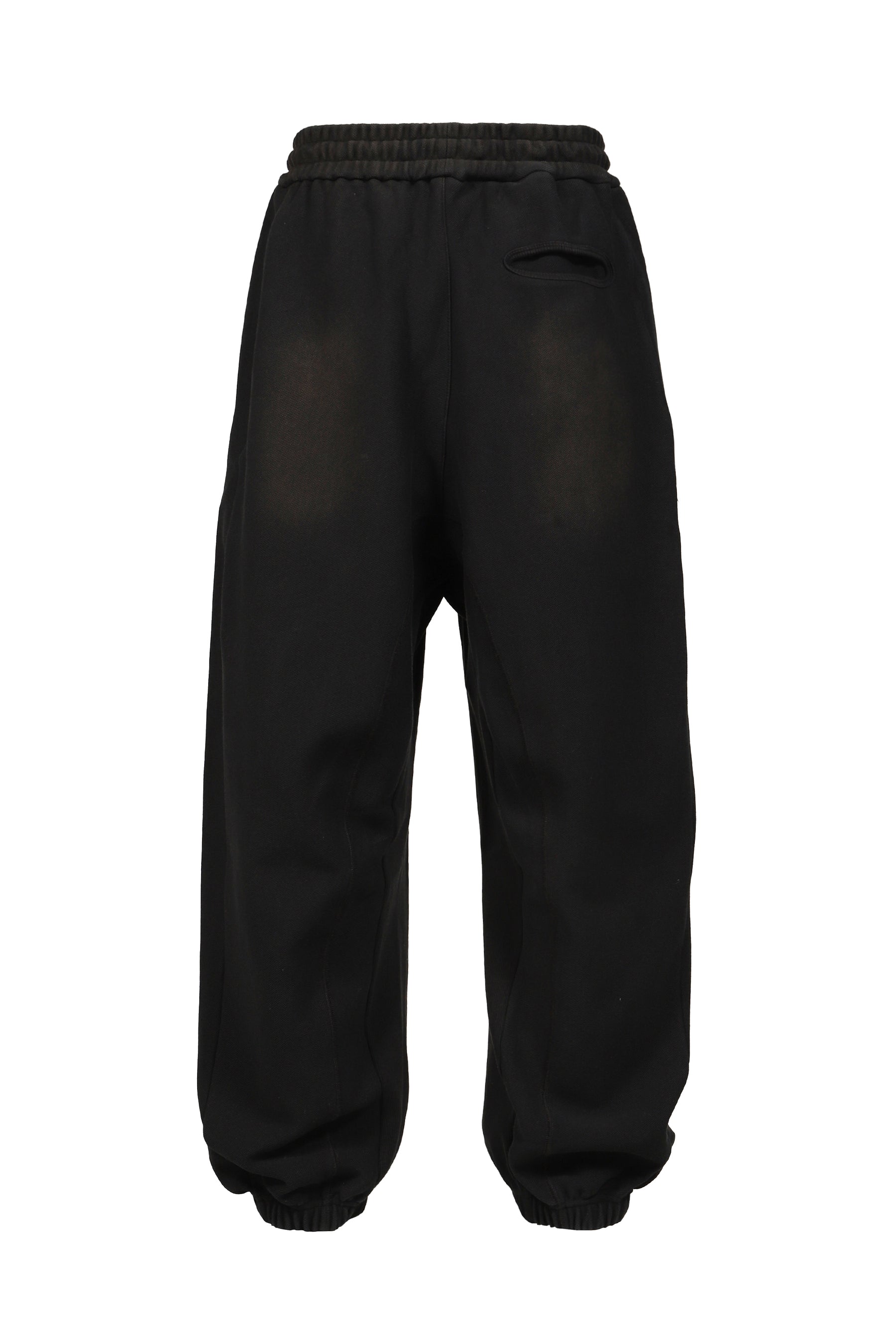 JIAN YE SS26 GWAI SWT PANTS / BLK - NUBIAN
