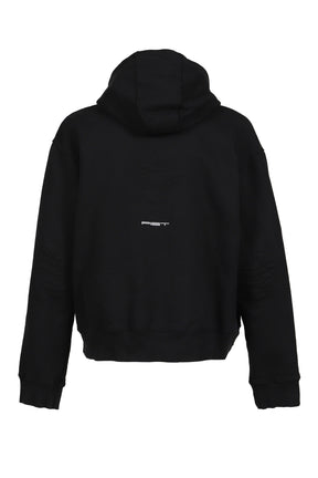 PADDED HOODIE / BLK