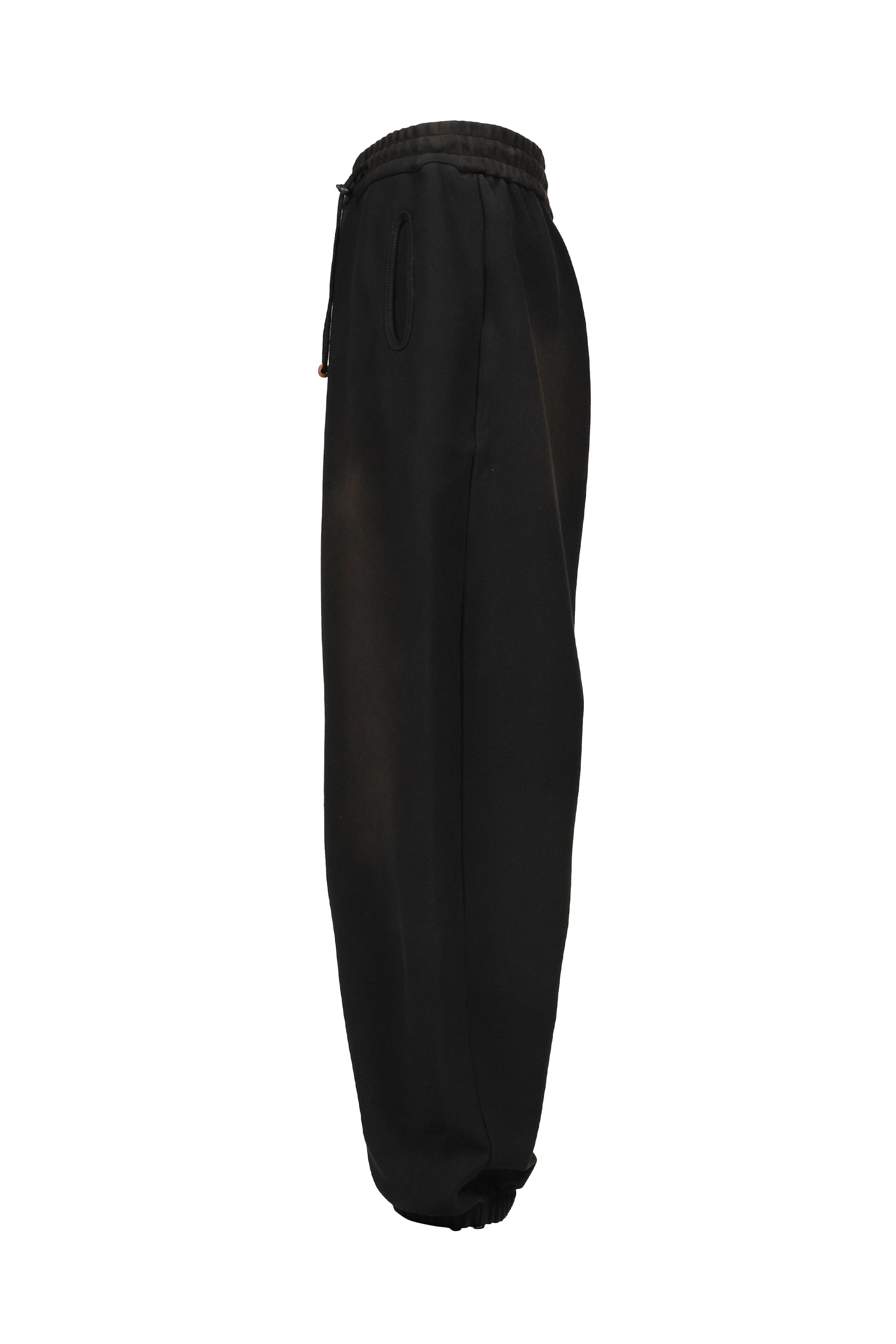 JIAN YE SS26 GWAI SWT PANTS / BLK - NUBIAN