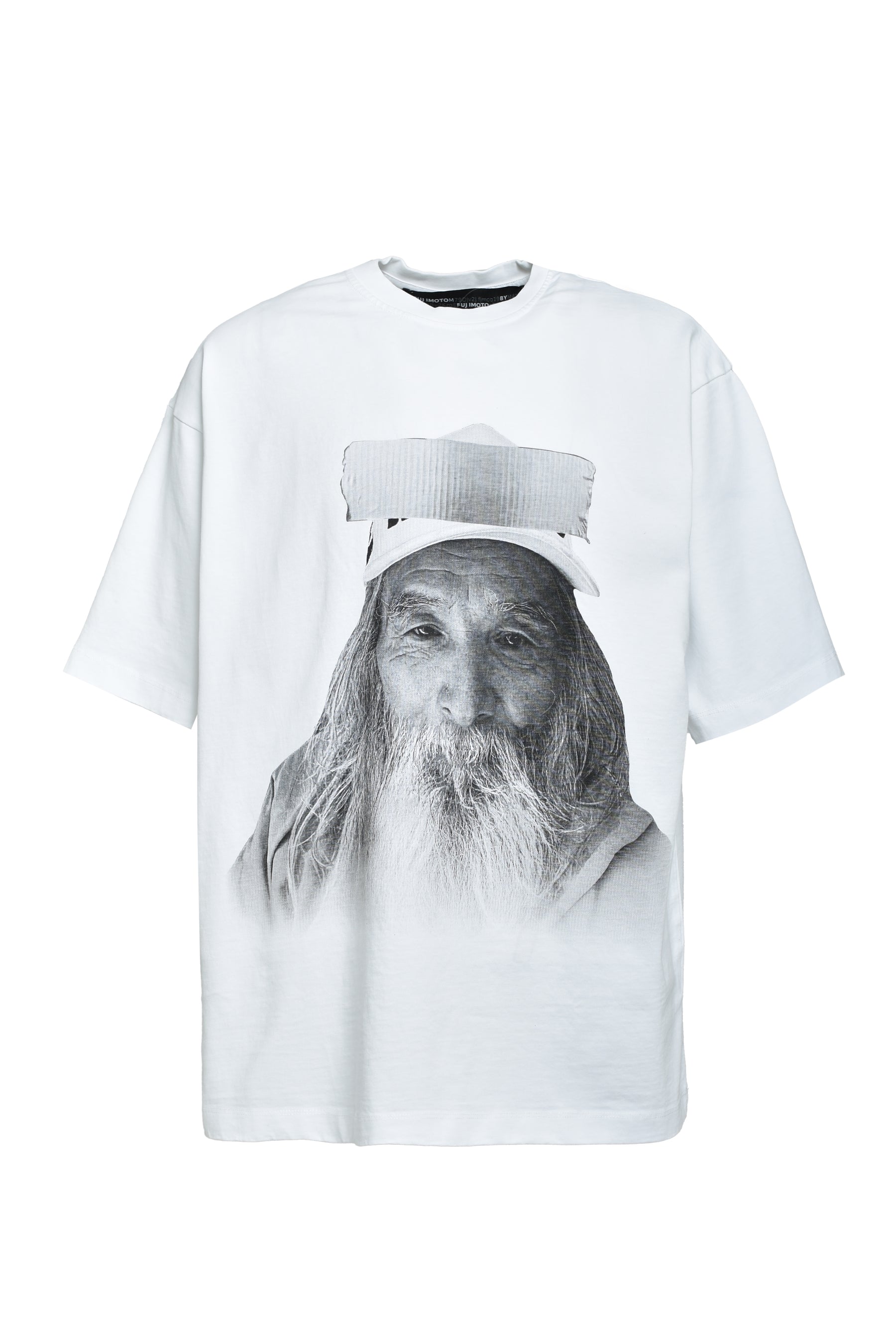 FUJIMOTO FACE TEE / WHT