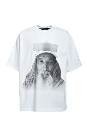 FUJIMOTO FACE TEE / WHT