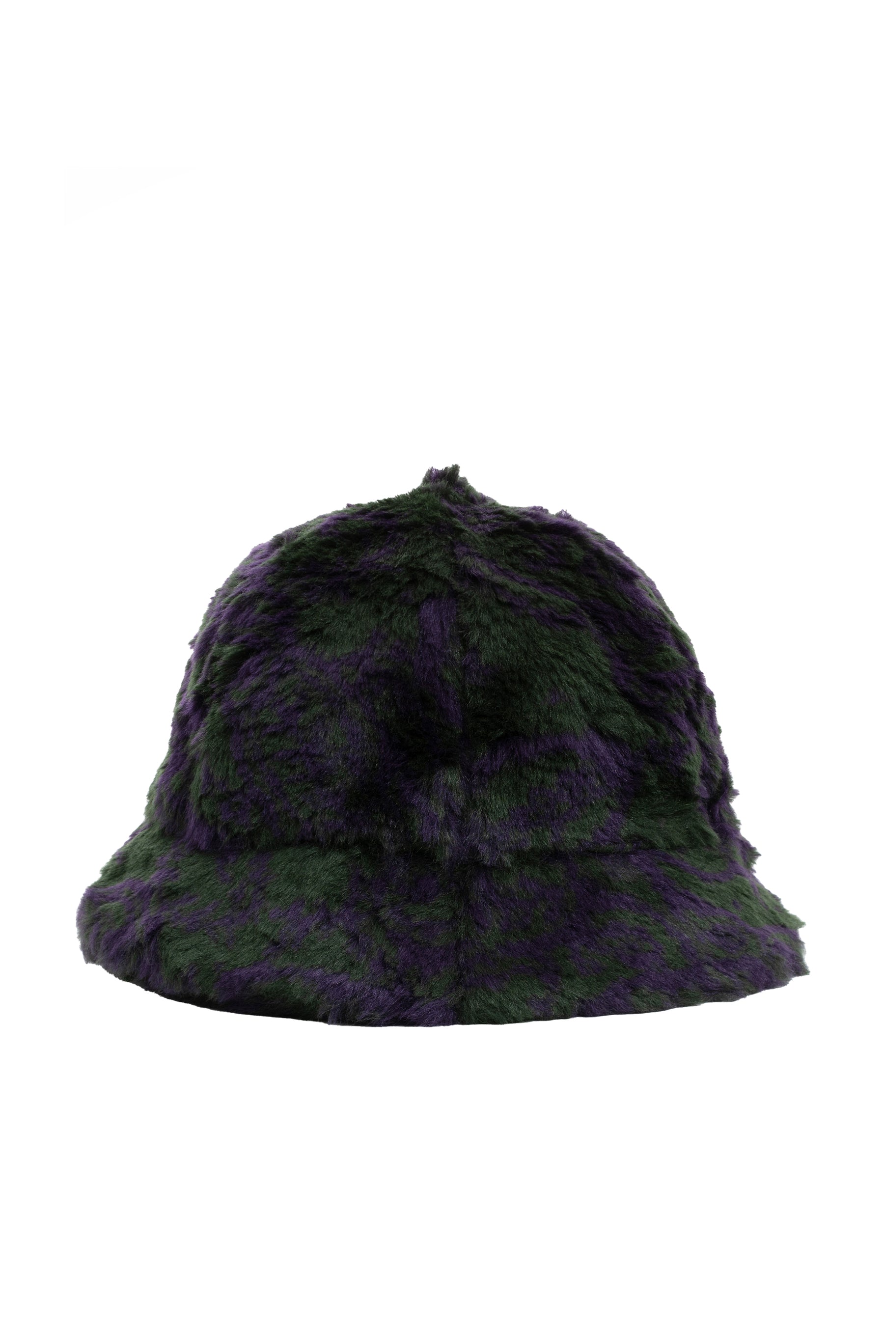 BERMUDA HAT - ACRYLIC FUR / PAISLEY / GRN PPL