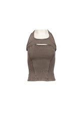 SPLIT RACERBACK RIB TANK / SAND
