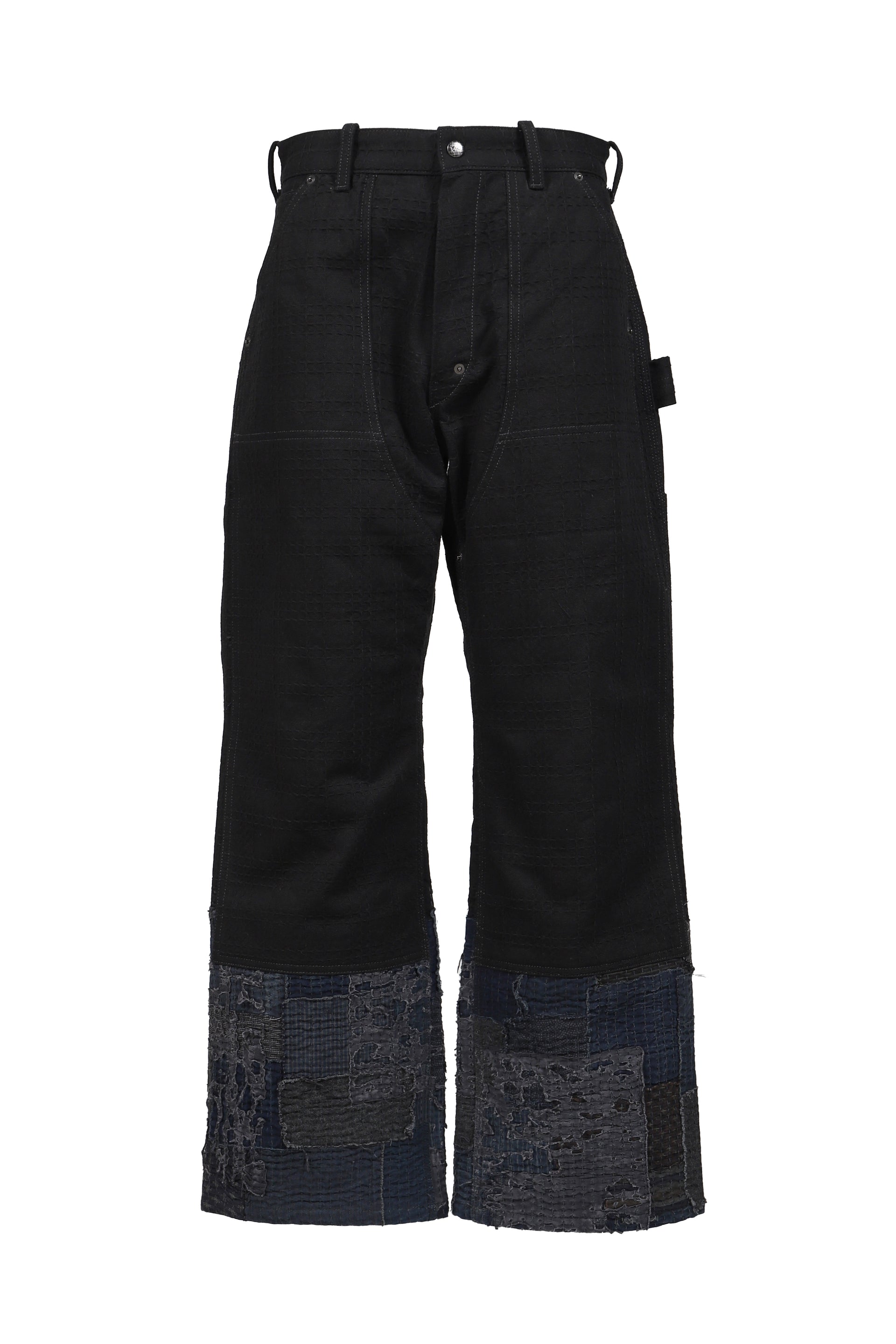 DEAR BORO DOUBLE KNEE PANTS / BLK