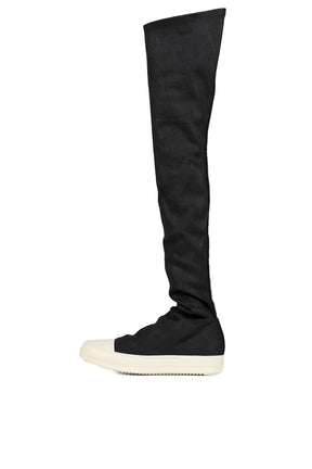 HIGH SOCK SNEAKS / BLK WAX/MILK/MILK