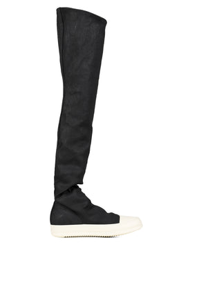 HIGH SOCK SNEAKS / BLK WAX/MILK/MILK