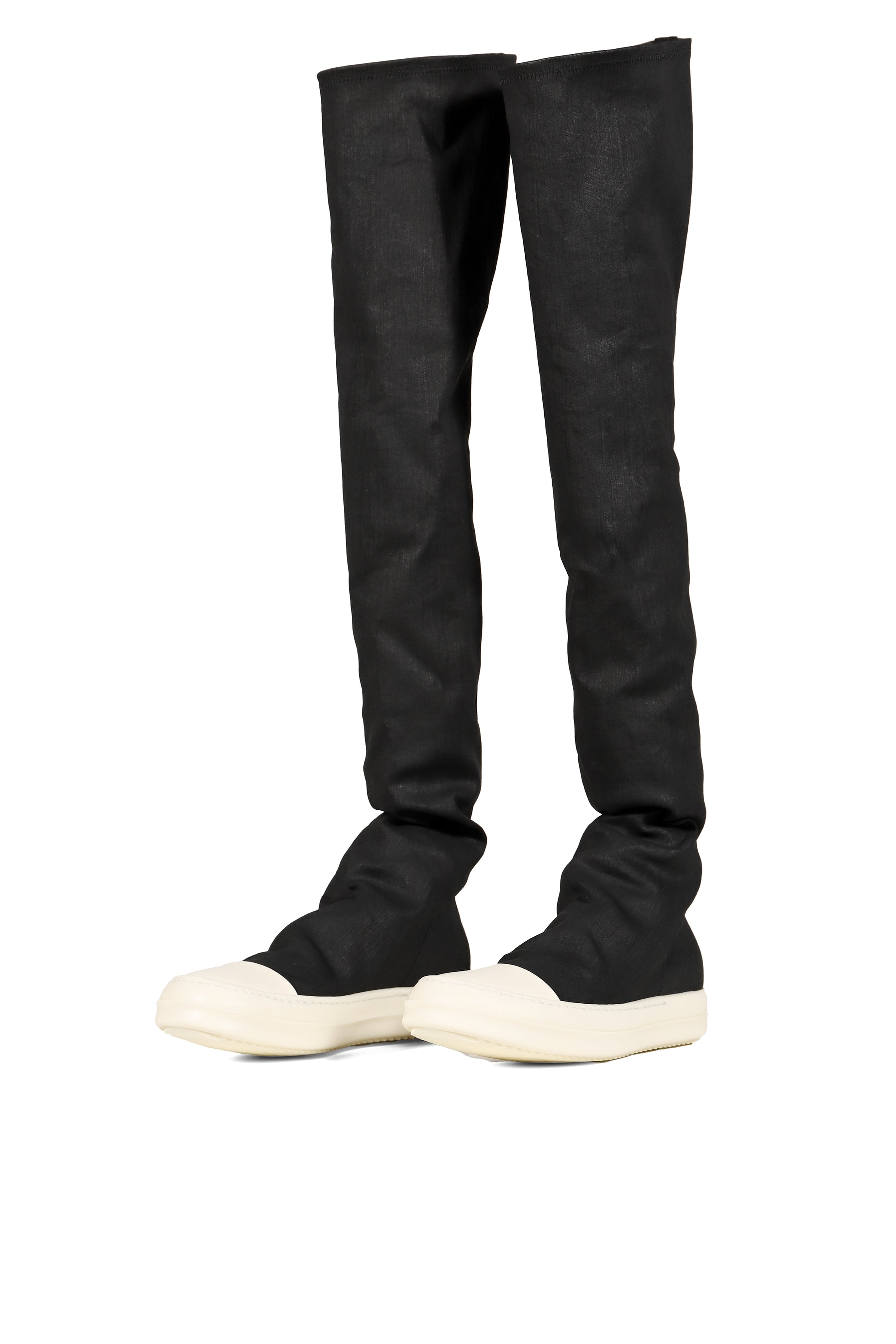 HIGH SOCK SNEAKS / BLK WAX/MILK/MILK