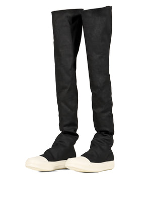 HIGH SOCK SNEAKS / BLK WAX/MILK/MILK