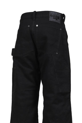 DEAR BORO DOUBLE KNEE PANTS / BLK
