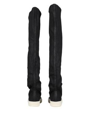 HIGH SOCK SNEAKS / BLK WAX/MILK/MILK