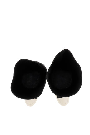 HIGH SOCK SNEAKS / BLK WAX/MILK/MILK