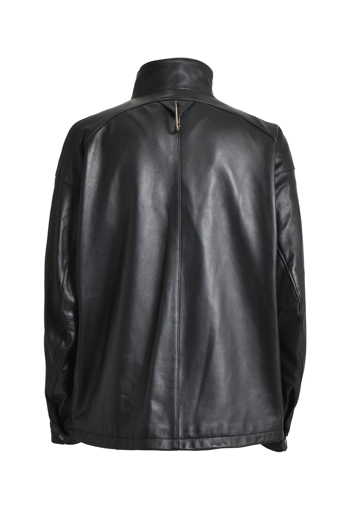 SHEEP LEATHER RIDER'S JACKET / BLK