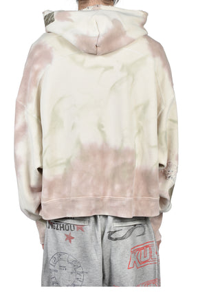 PAIN ZIP-UP HOODIE / WHT
