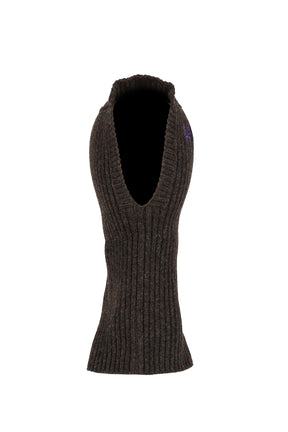 BALACLAVA - SHETLAND WOOL / UMBER
