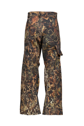 MIX MENS ALL-OVER PRINT CURVED PANTS / MIX