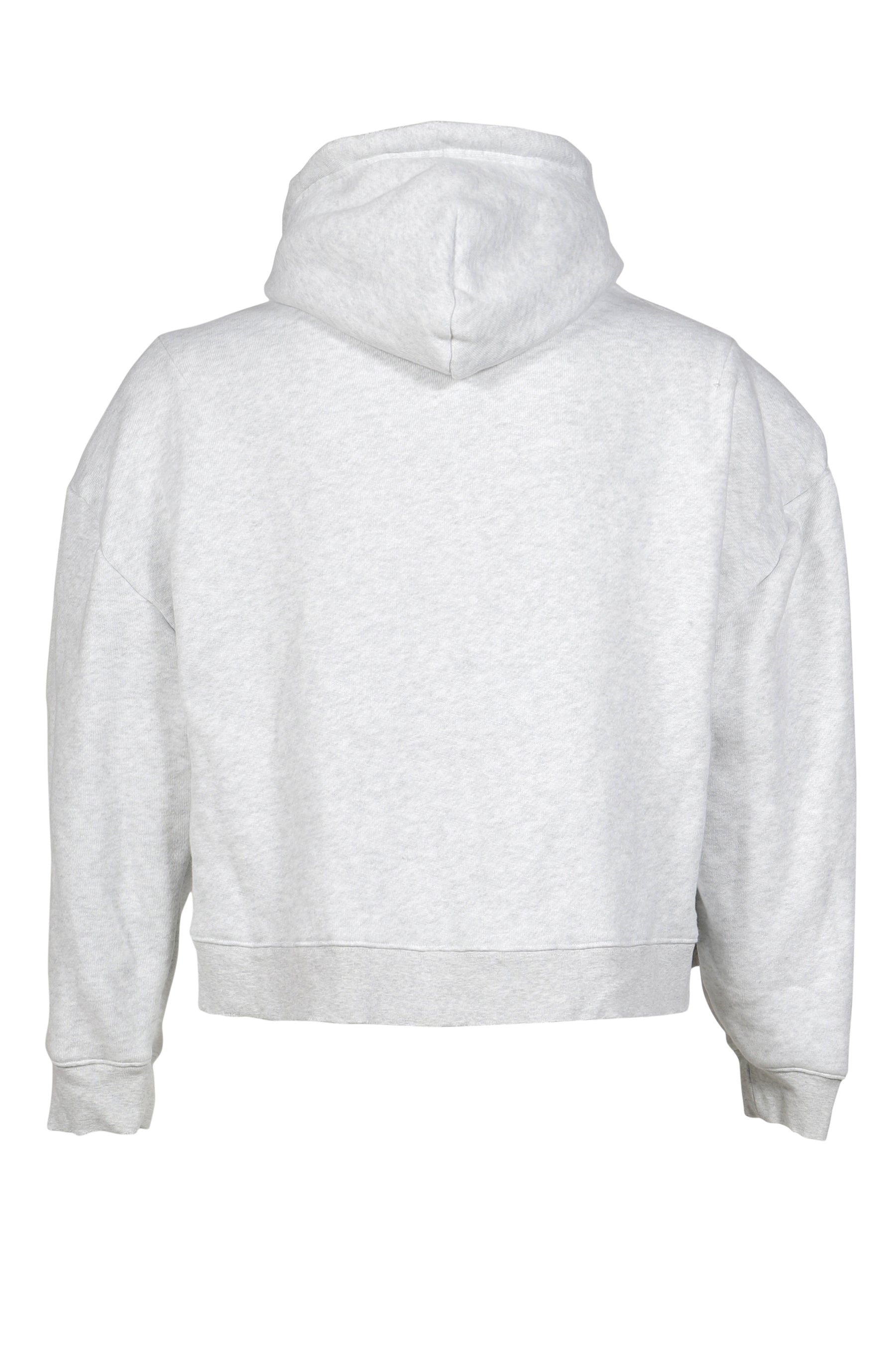 ZIP HOODIE 'DEAD BUT STILL TURNED ON' / HEATHER GRY