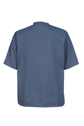 TECH DRAWSTRING S/S TEE / SMOKE BLU