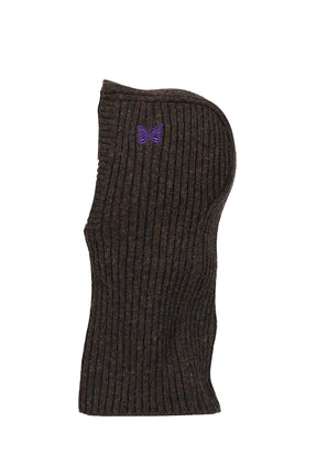 BALACLAVA - SHETLAND WOOL / UMBER