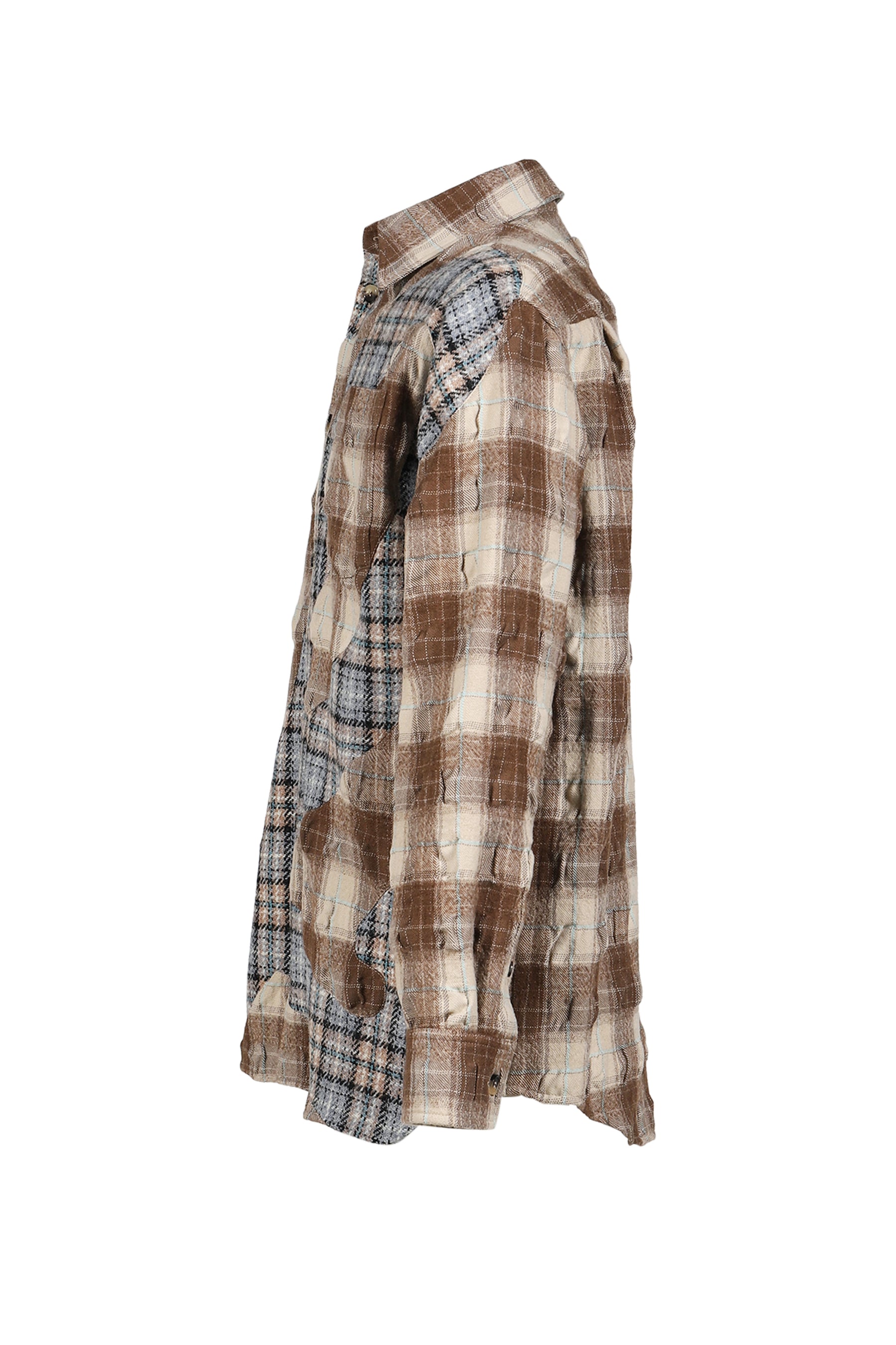 SHIRT / BRW GRY