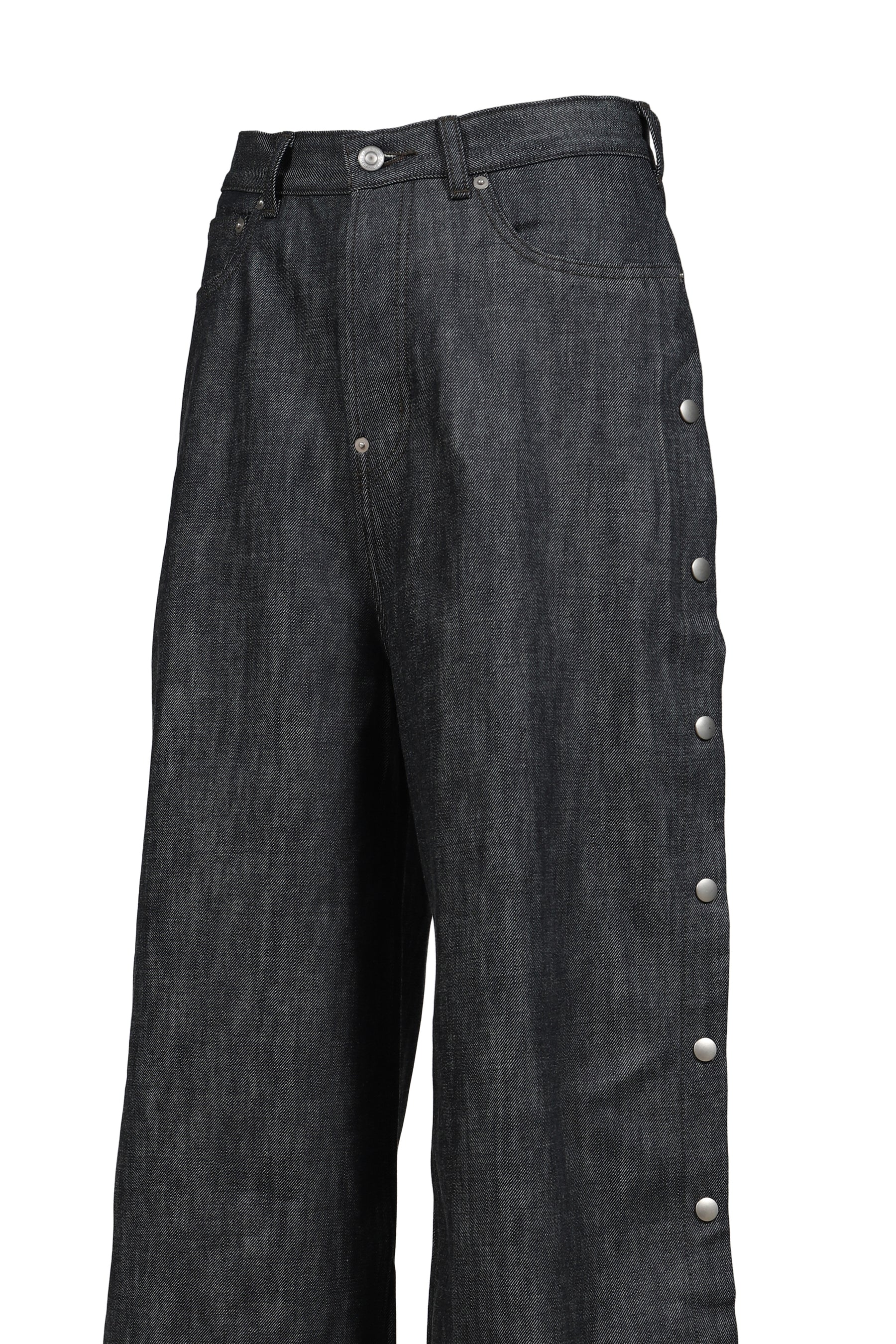 RH SUPER BAGGY SIDE SNAP JEAN / RAW IND