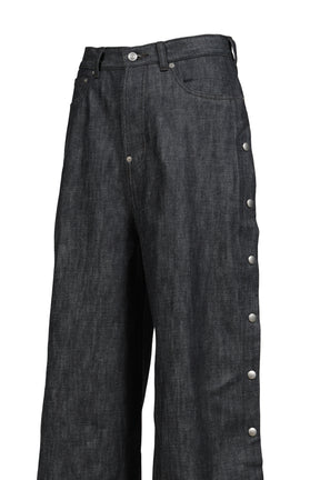 RH SUPER BAGGY SIDE SNAP JEAN / RAW IND