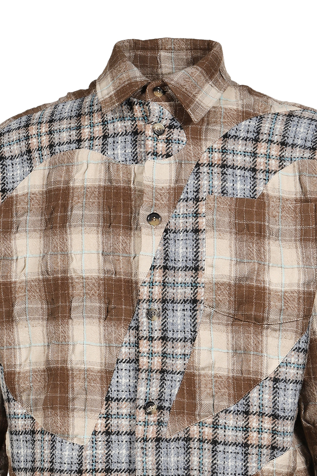 SHIRT / BRW GRY