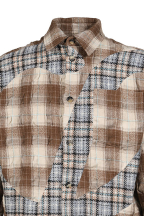 SHIRT / BRW GRY