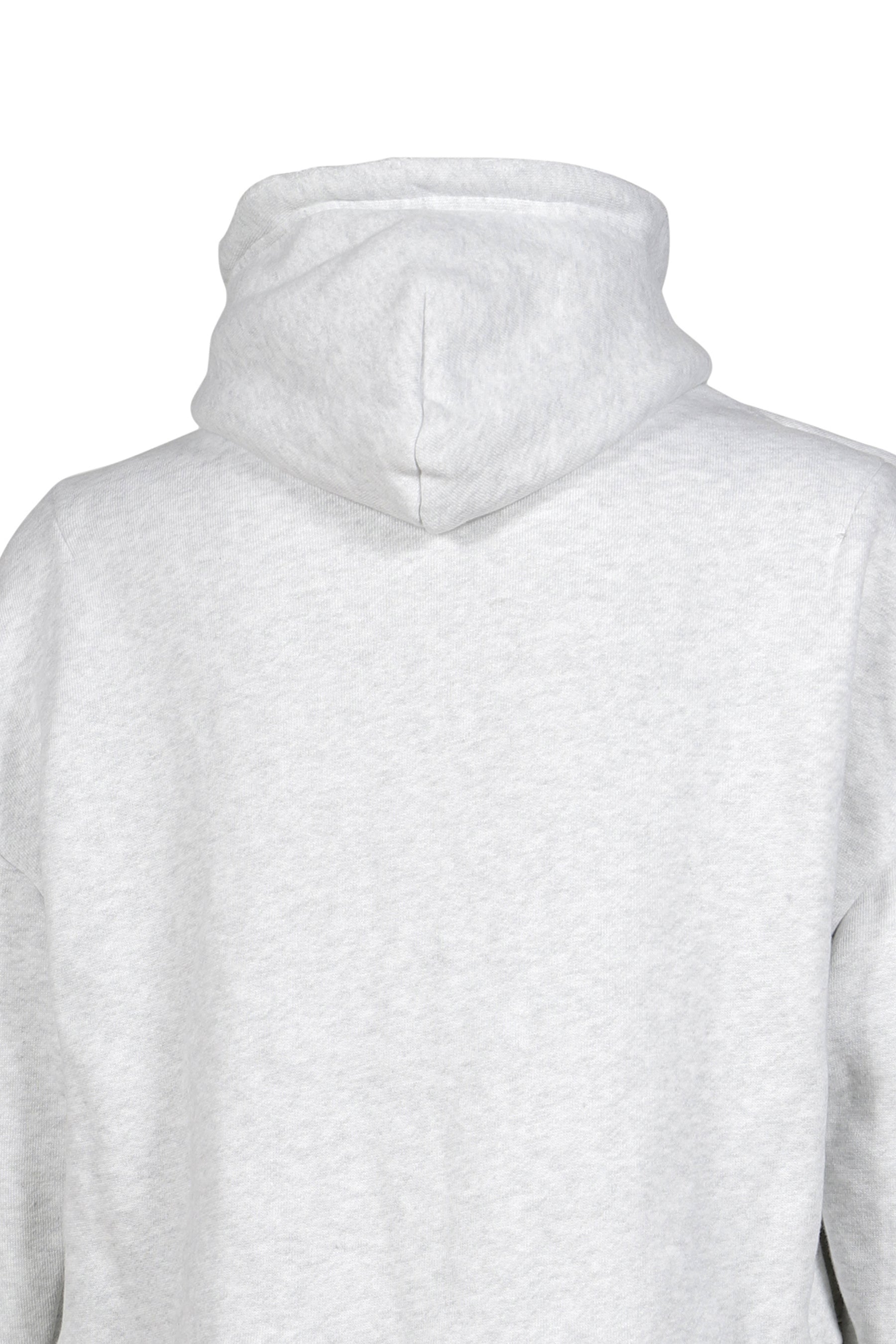 ZIP HOODIE 'DEAD BUT STILL TURNED ON' / HEATHER GRY