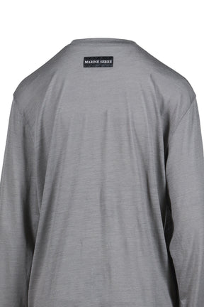 MERINO JERSEY THREE T-SHIRTS SET / GRY/RED/BLK