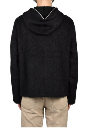 FULL ZIP HOOD / BLK