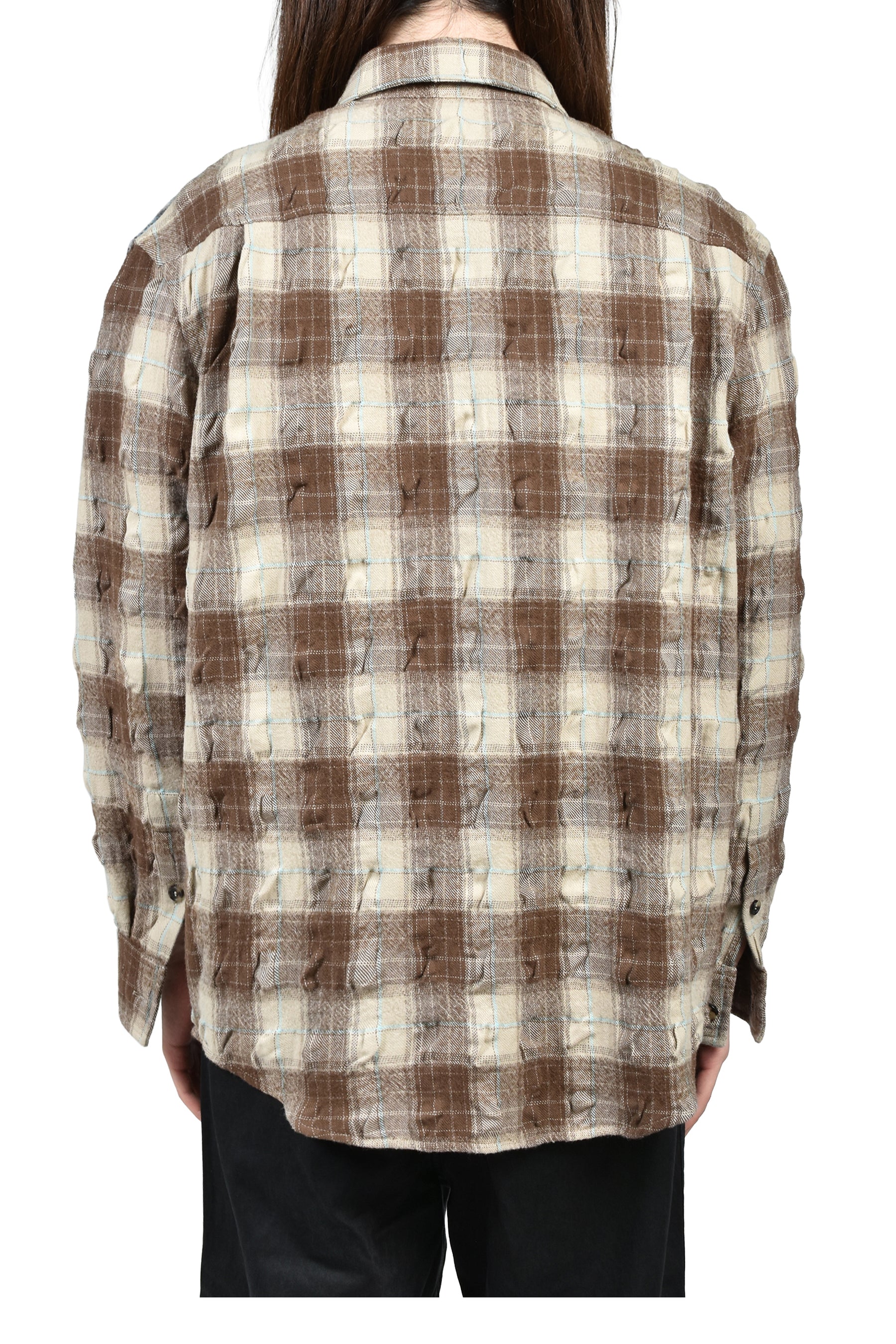 SHIRT / BRW GRY