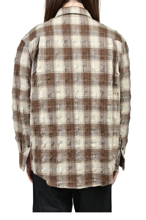 SHIRT / BRW GRY
