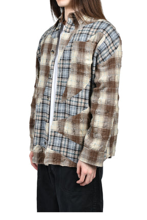 SHIRT / BRW GRY