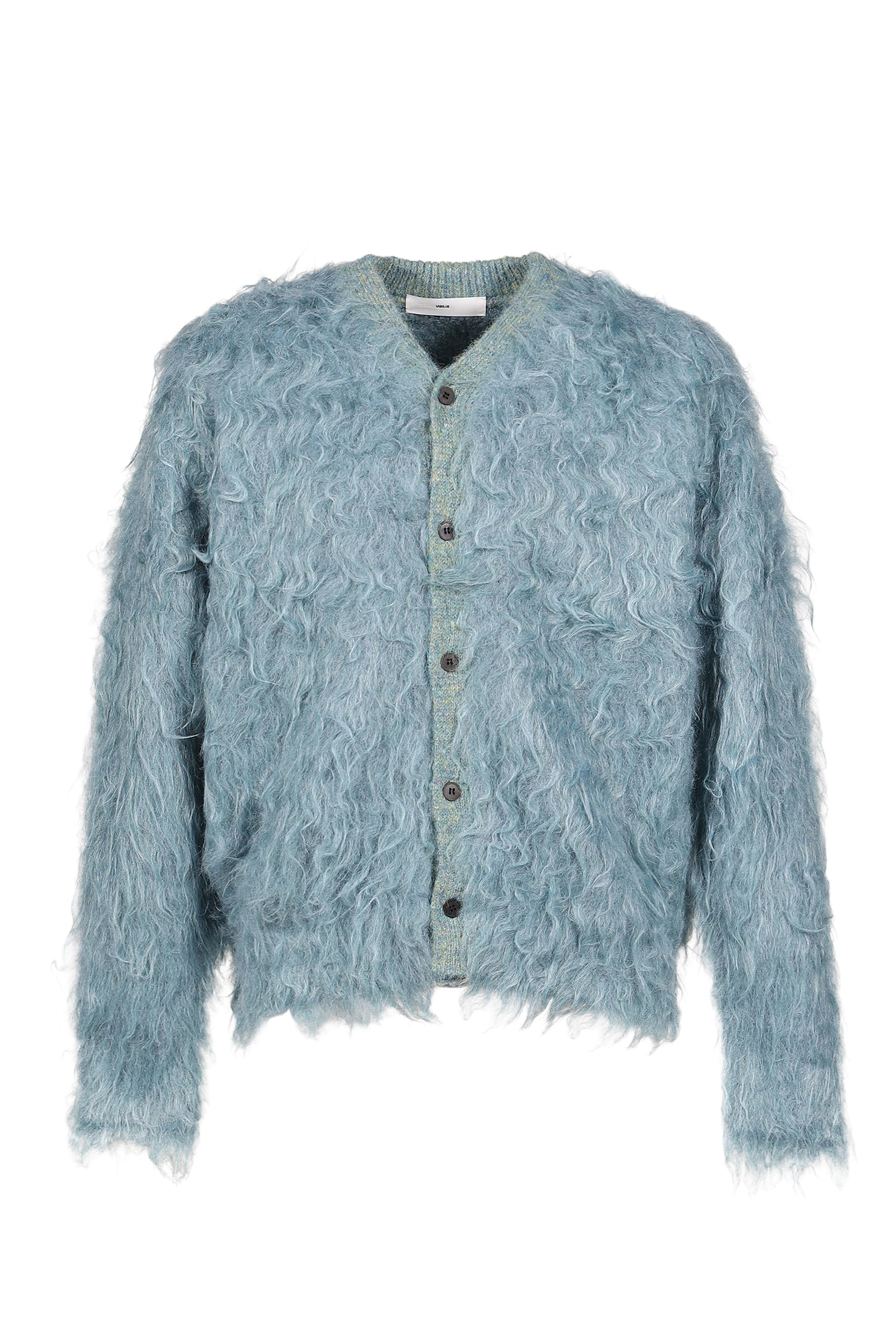 SHAGGY KNIT CARDIGAN / L.BLU