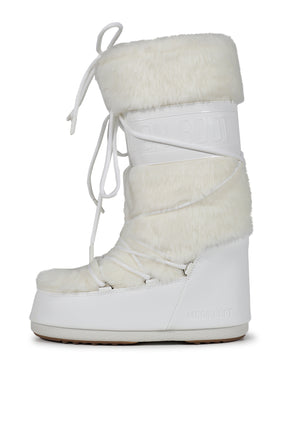 MB ICON FAUX FUR / OPTICAL WHT